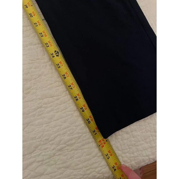 Eddie Bauer Navy Travel Pants Size 6 - Picture 7 of 7